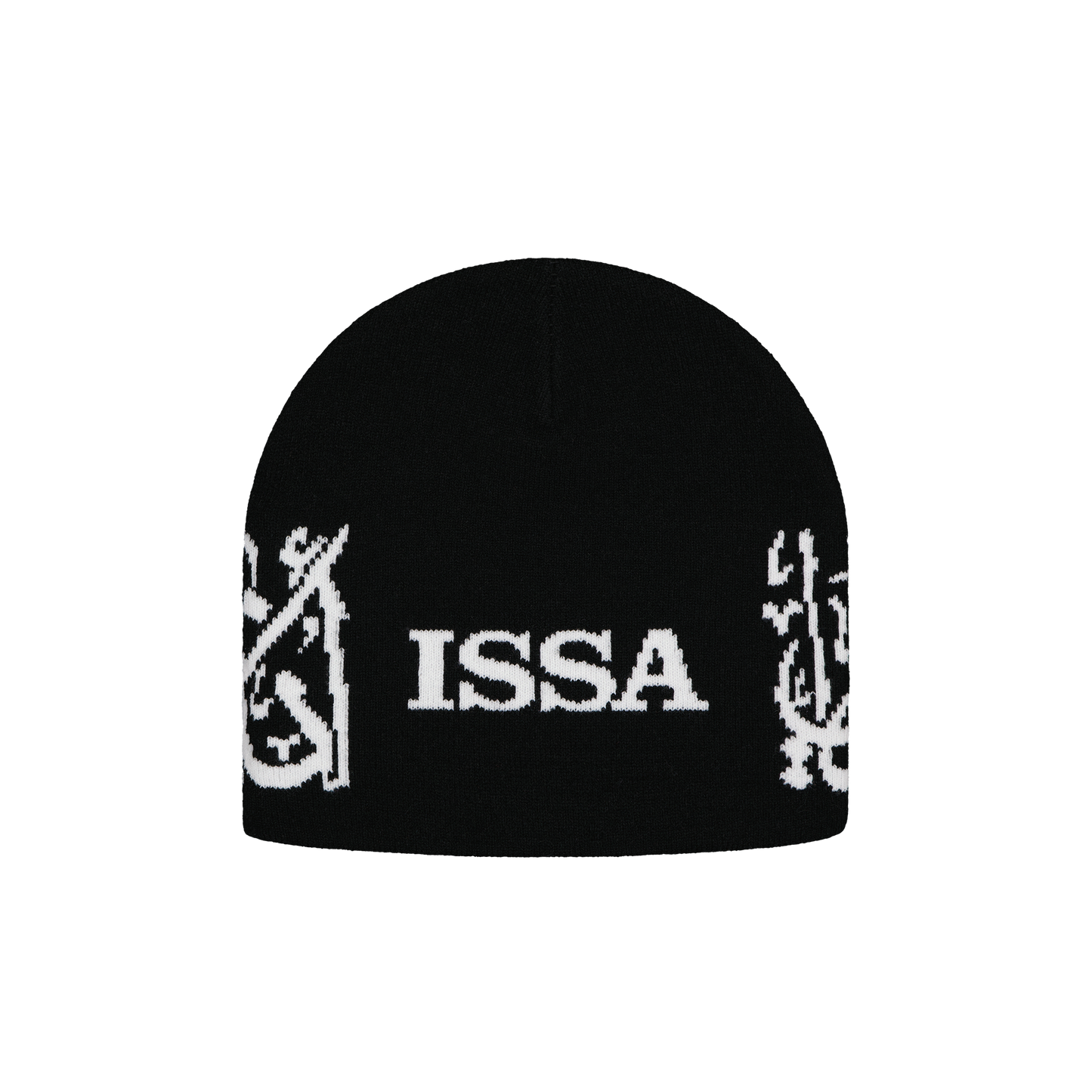ISSA - BLACK/WHITE BEANIE