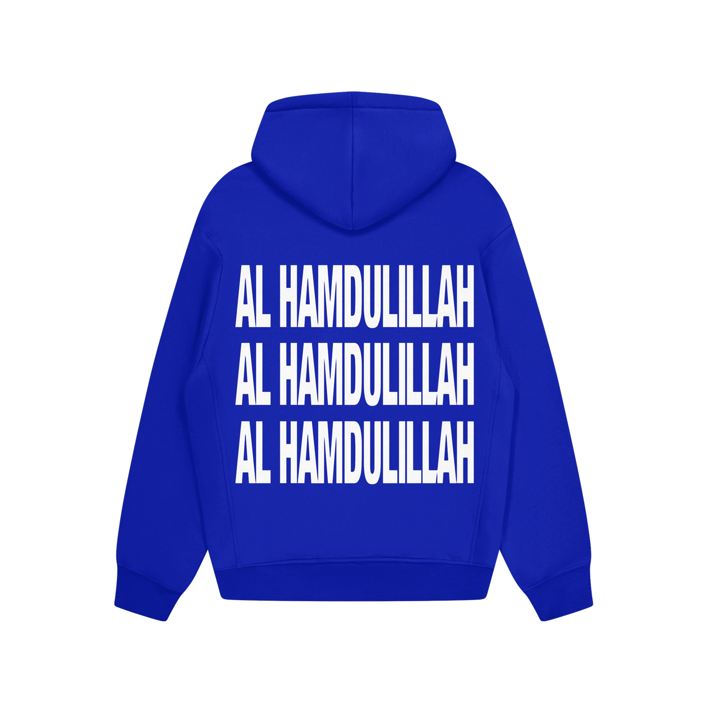 AL HAMDULILLAH - BLUE/BW HOODIE