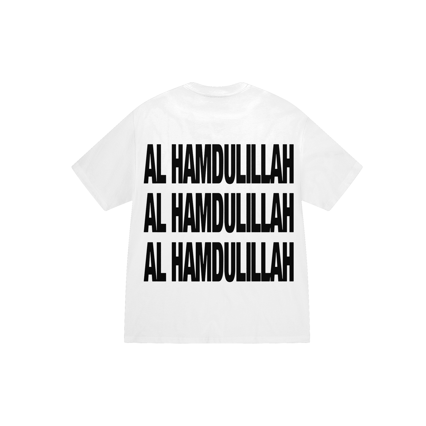 AL HAMDULILLAH - WHITE/BW TEE