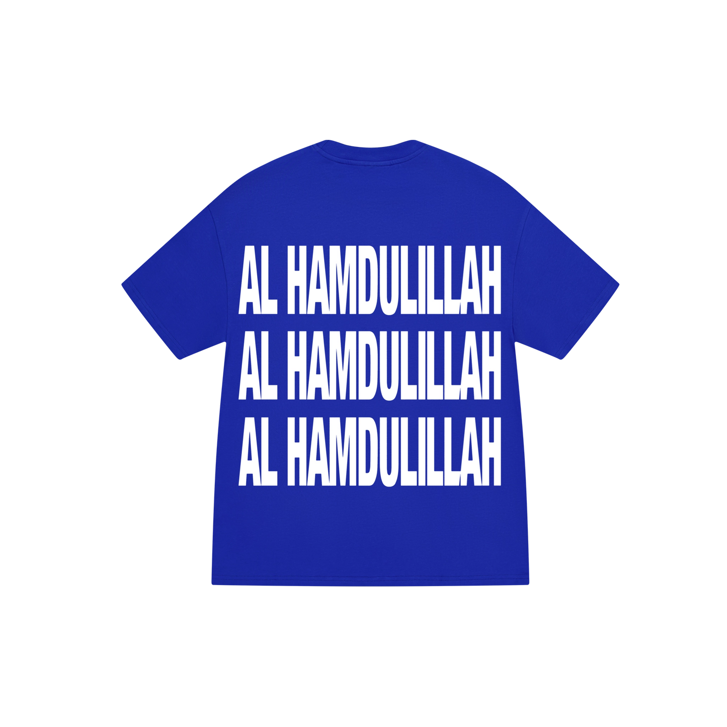 AL HAMDULILLAH - BLUE/BW TEE