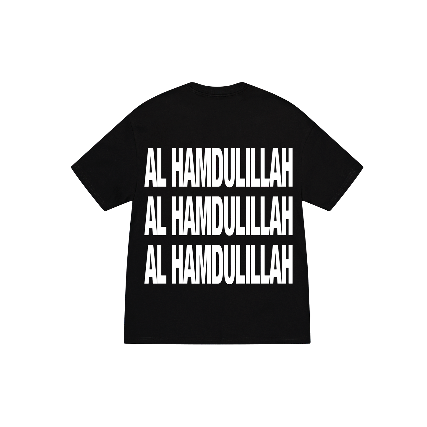 AL HAMDULILLAH - BLACK/RED TEE
